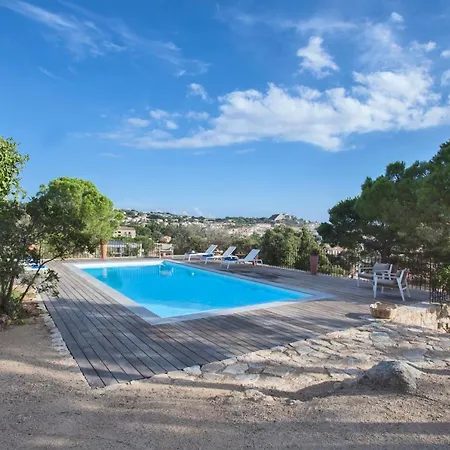 Campagne A Piscine Chauffee Vue Proche Et Centre 別荘 カルヴィ