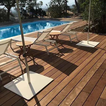 別荘 Campagne A Piscine Chauffee Vue Proche Et Centre *